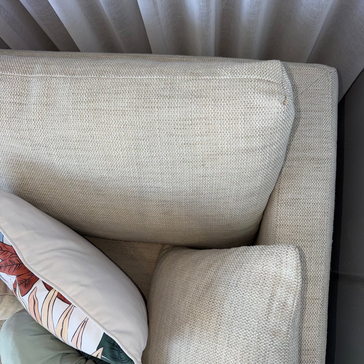 Freedom Hamilton 5.5 Seater Feather Filled Couch with Chaise
