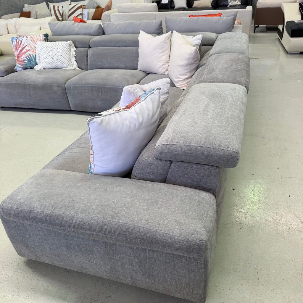 Nick Scali Valeria 7 Seater Corner Modular Sofa