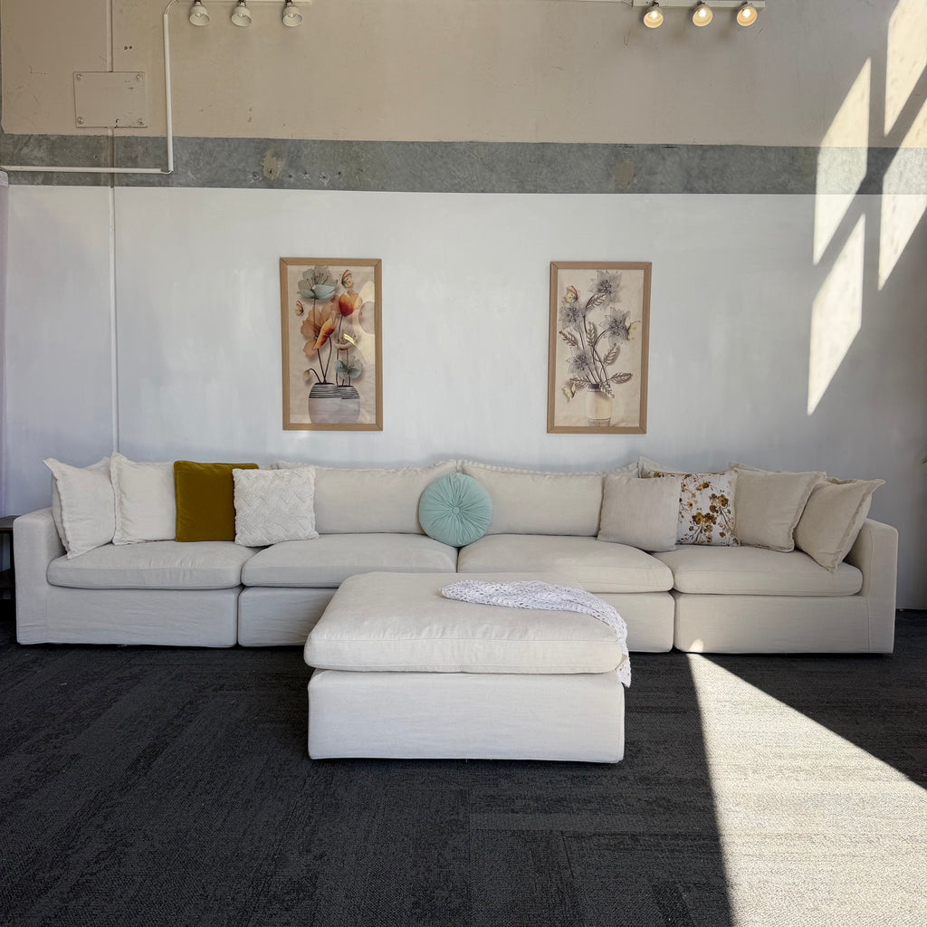 Lounge Lover Cloud Modular Sofa with Ottoman