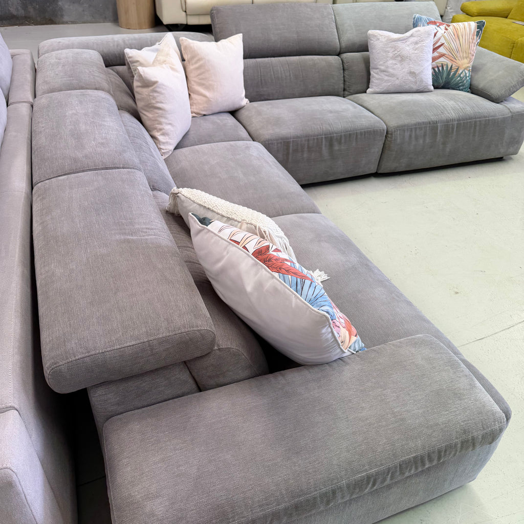 Nick Scali Valeria 7 Seater Corner Modular Sofa