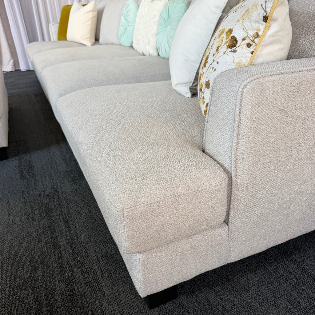 Davinni Manhattan by Harvey Norman 6 Seater Deep Sofa with Ottoman