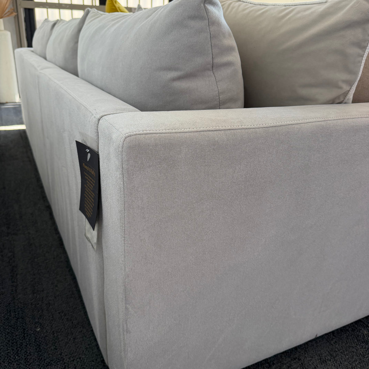 Furniture Gallery Monaco 3.5 Seater Feather-Filled Sofa with Chaise