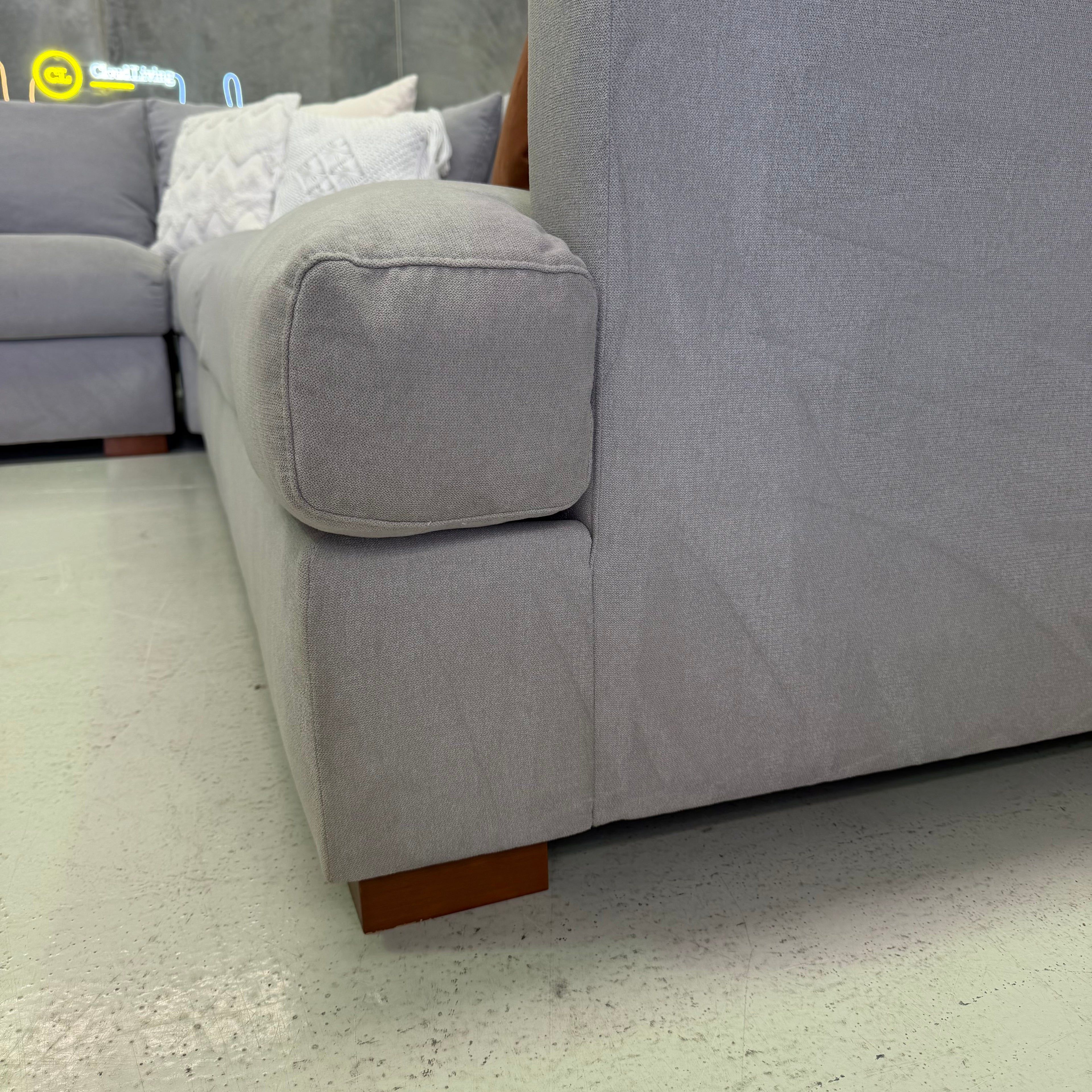 The Furniture Gallery Monaco Corner  Sofa 6 Seater