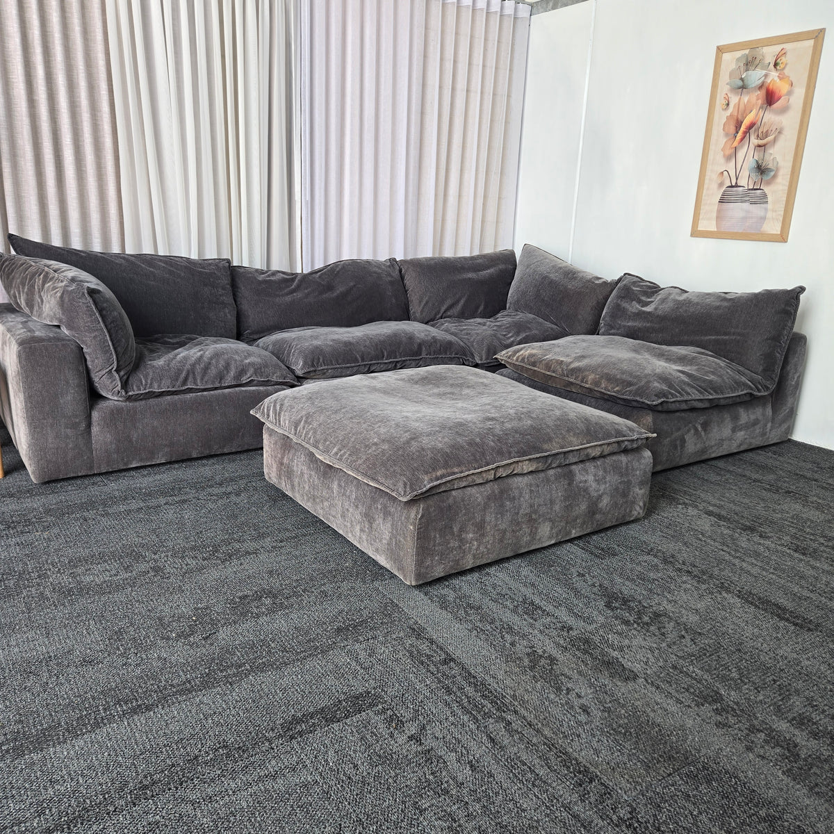 Dankz 5 Seater Cloud Modular Couch – Goose Feather Filled