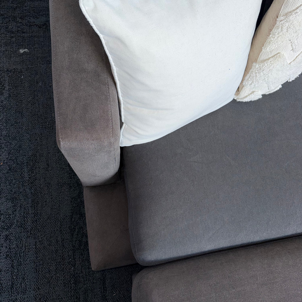 Davinni Manhattan by Harvey Norman 6 Seater Deep Sofa with Ottoman