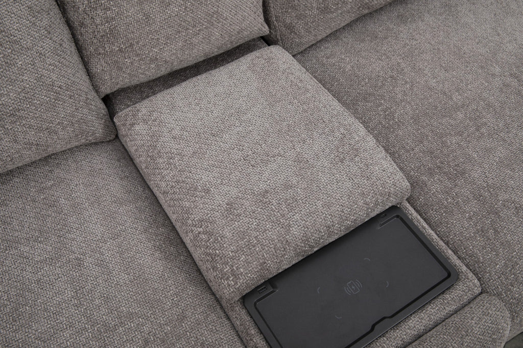 Alto Collection — 7-Piece Power Modular Sofa with Storage Chaise