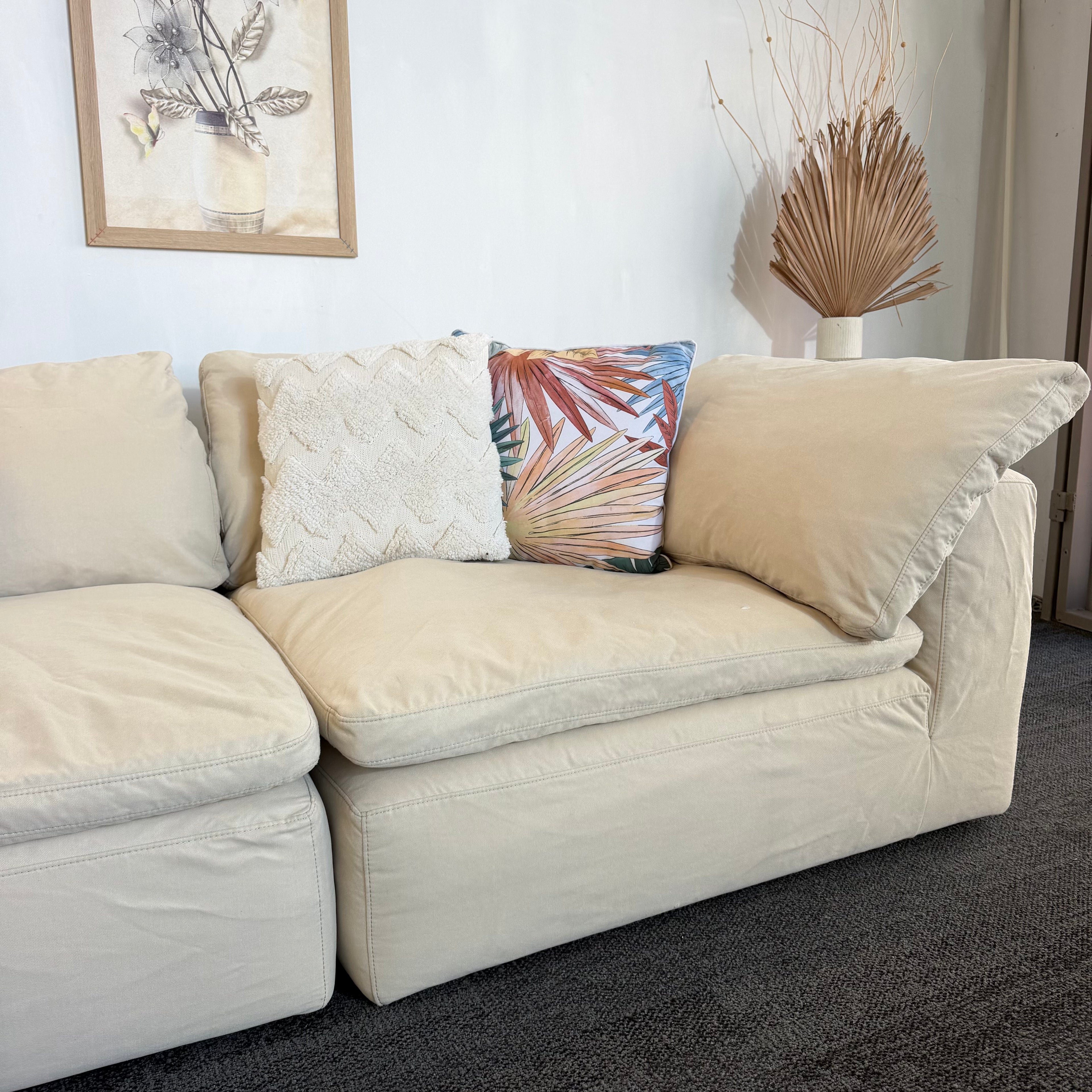 Harvey Norman – 4 Piece Modular Cloud Couch