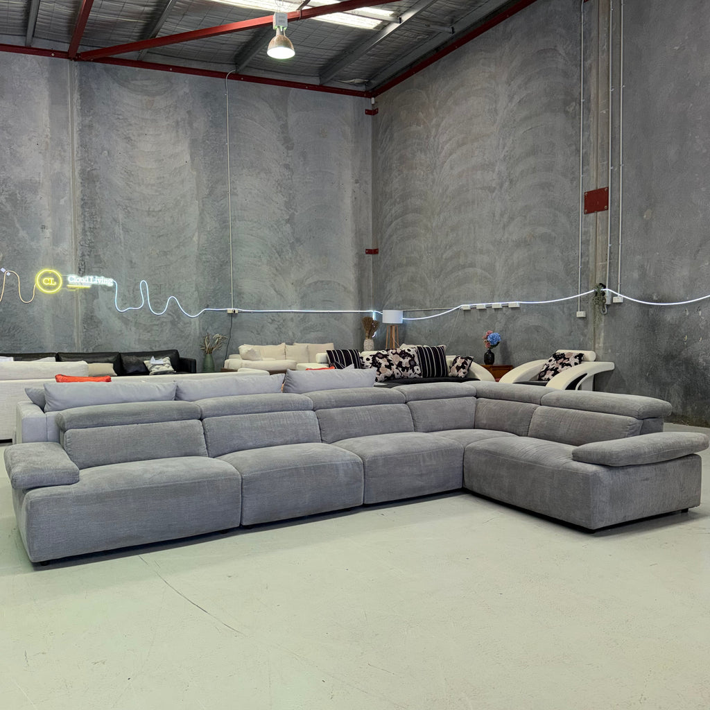 Nick Scali Valeria 7 Seater Corner Modular Sofa