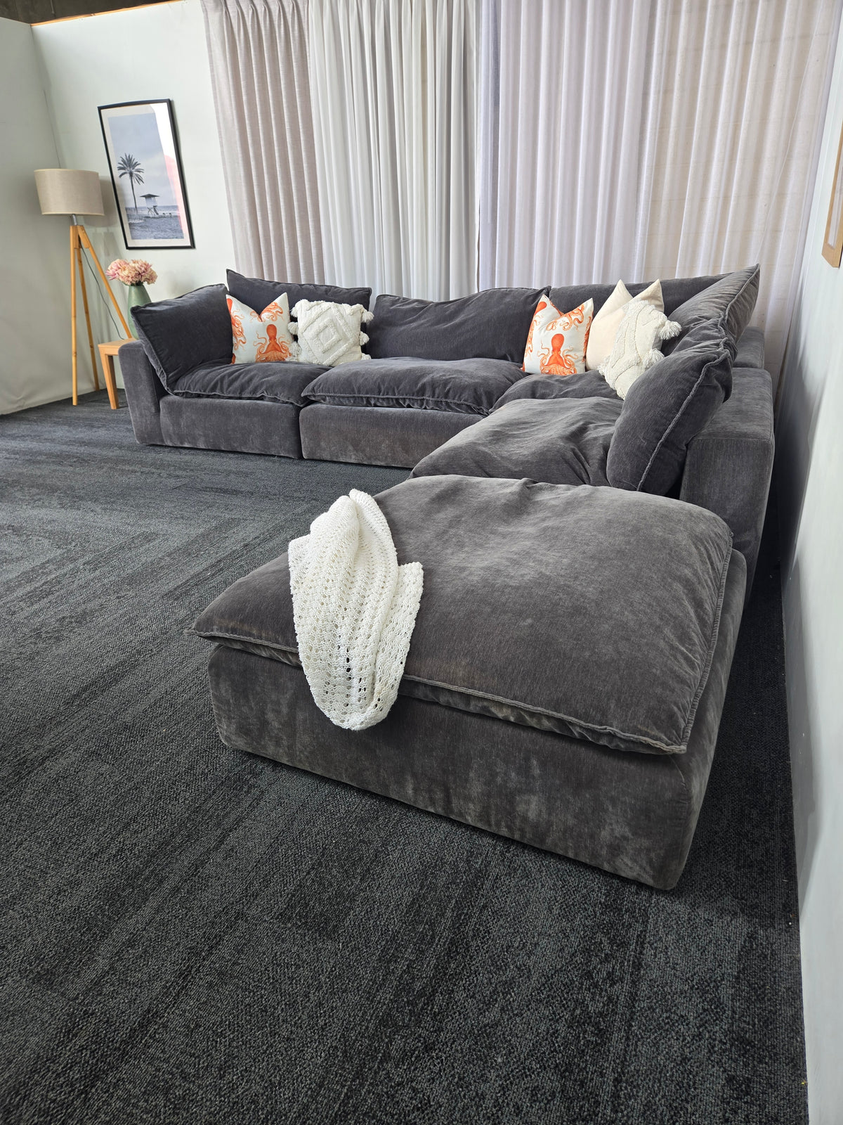 Dankz 5 Seater Cloud Modular Couch – Goose Feather Filled