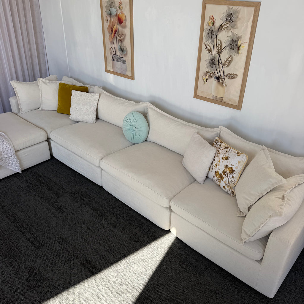 Lounge Lover Cloud Modular Sofa with Ottoman
