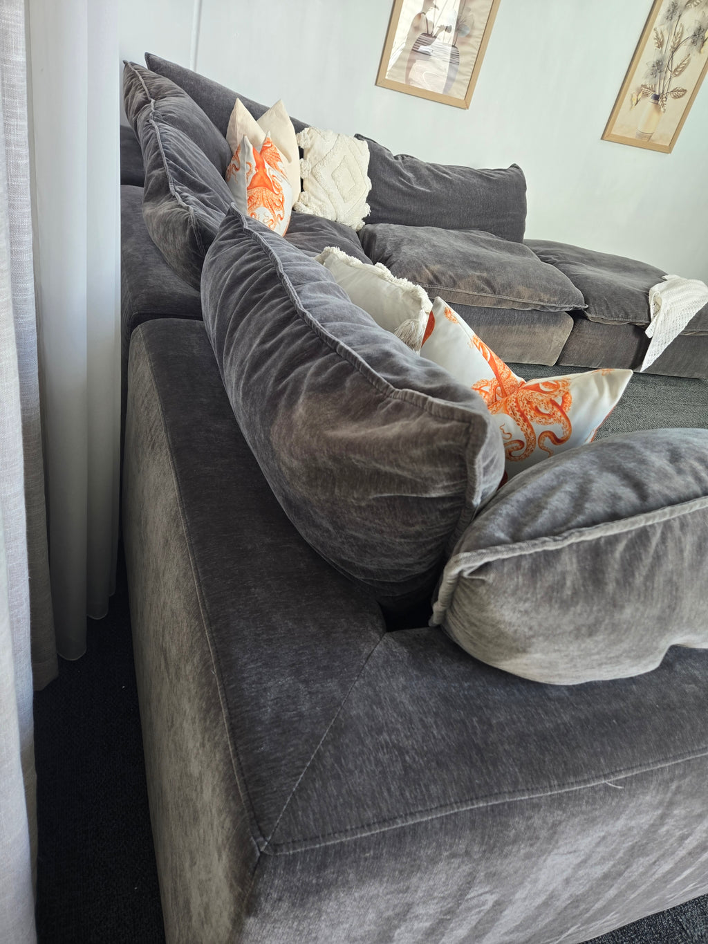 Dankz 5 Seater Cloud Modular Couch – Goose Feather Filled