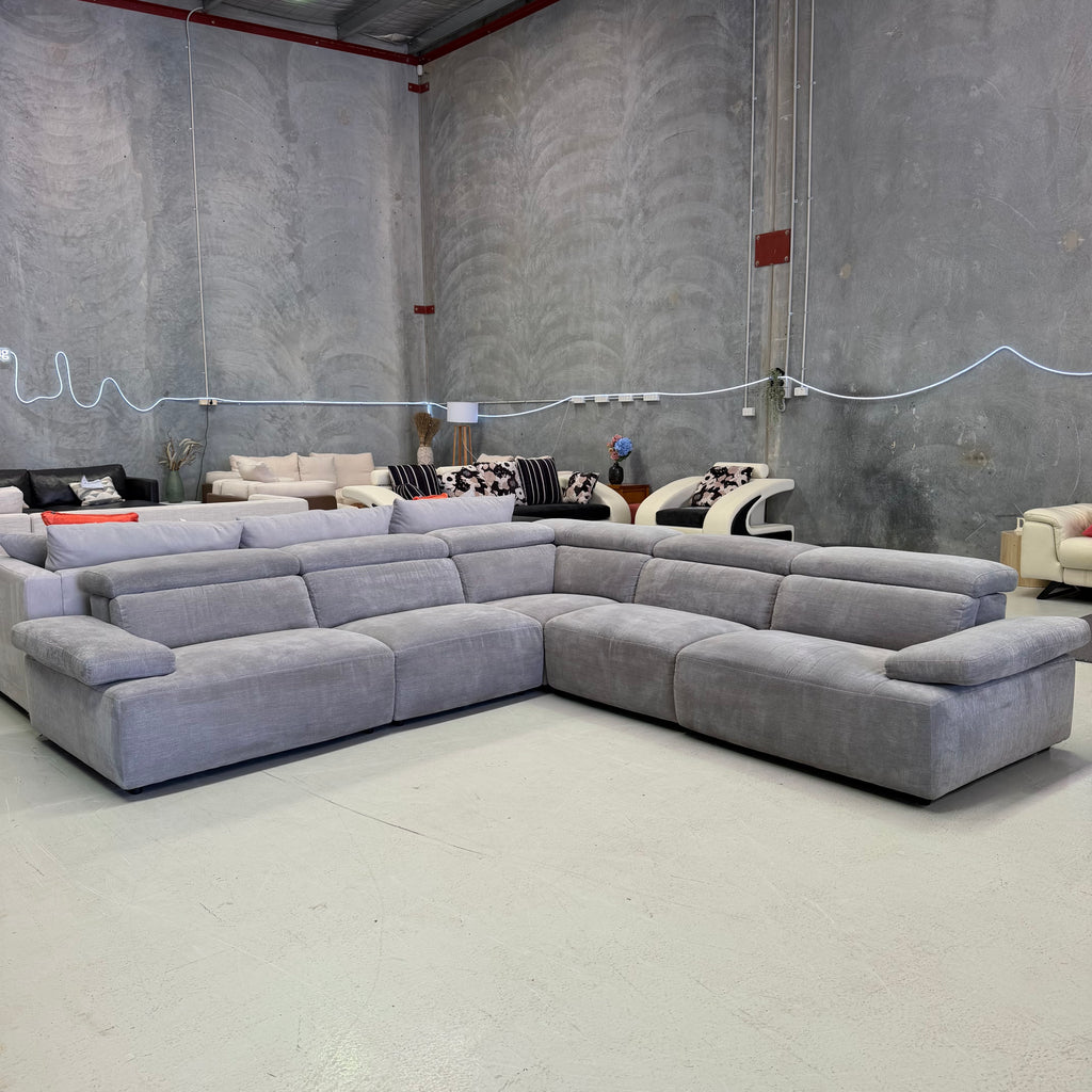 Nick Scali Valeria 7 Seater Corner Modular Sofa
