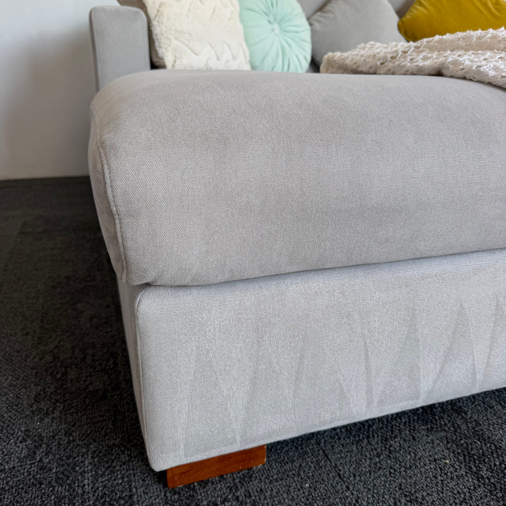 Furniture Gallery Monaco 3.5 Seater Feather-Filled Sofa with Chaise