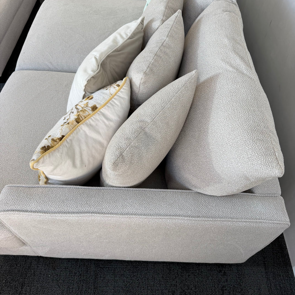Davinni Manhattan by Harvey Norman 6 Seater Deep Sofa with Ottoman