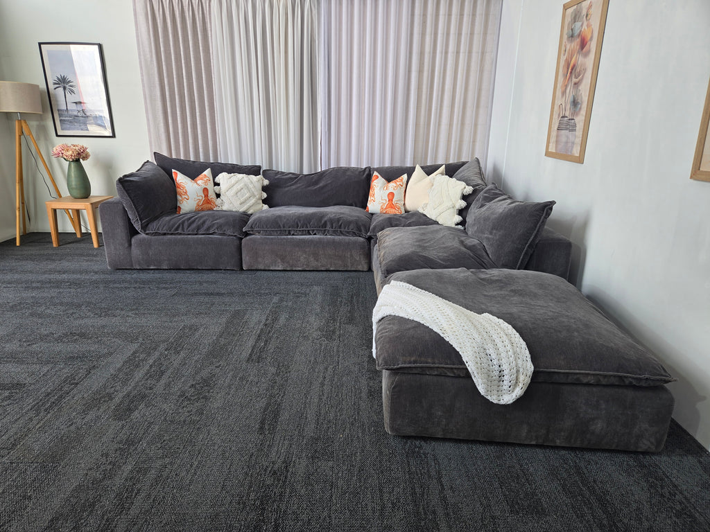 Dankz 5 Seater Cloud Modular Couch – Goose Feather Filled