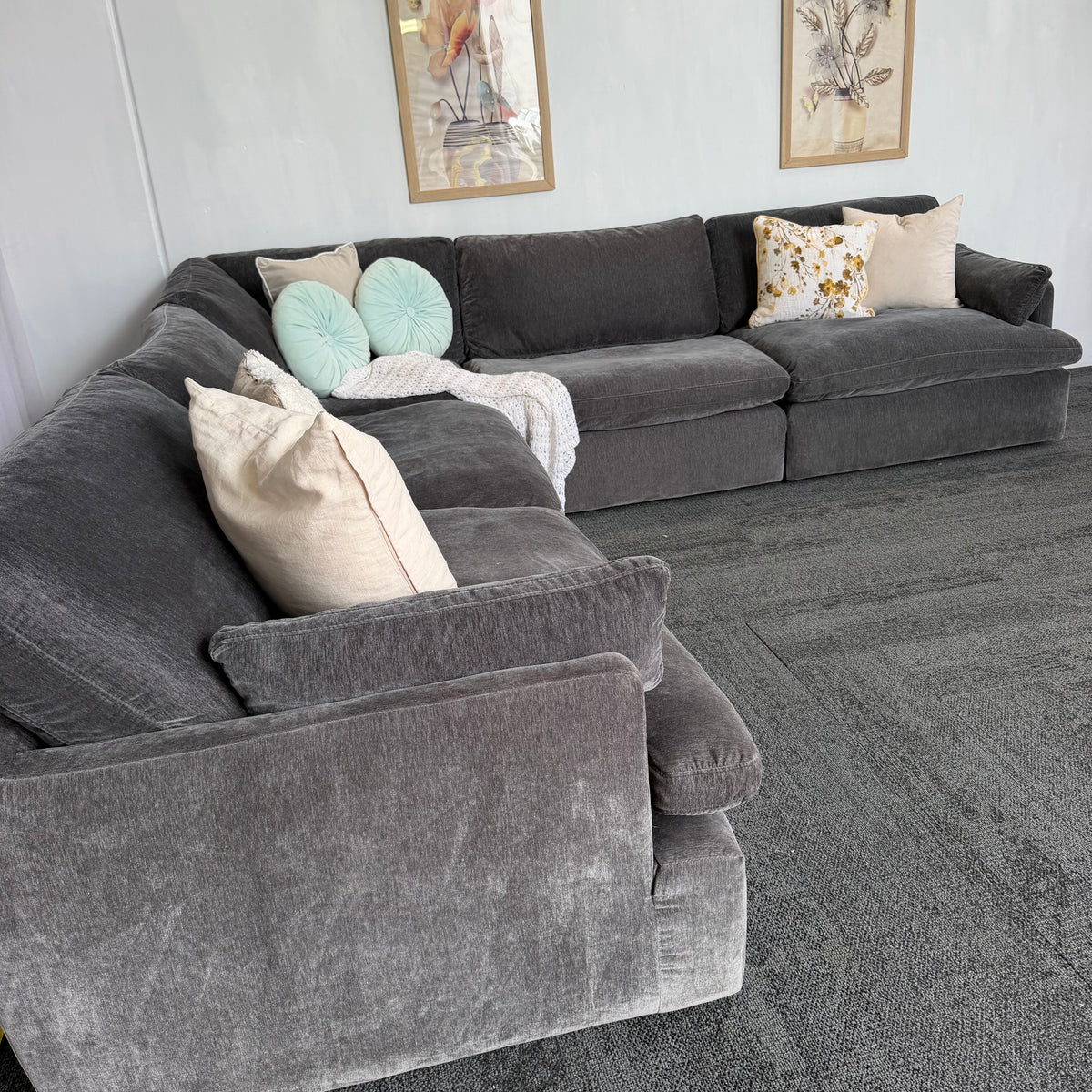 Furniture Gallery Mornington 7 Seater Cloud Sofa – Goose Feather Filled