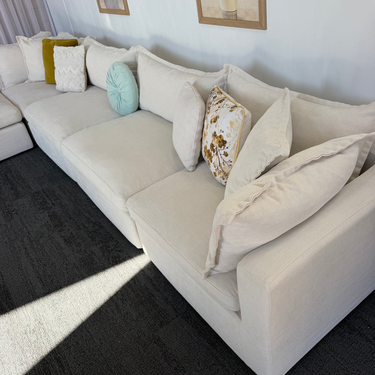 Lounge Lover Cloud Modular Sofa with Ottoman