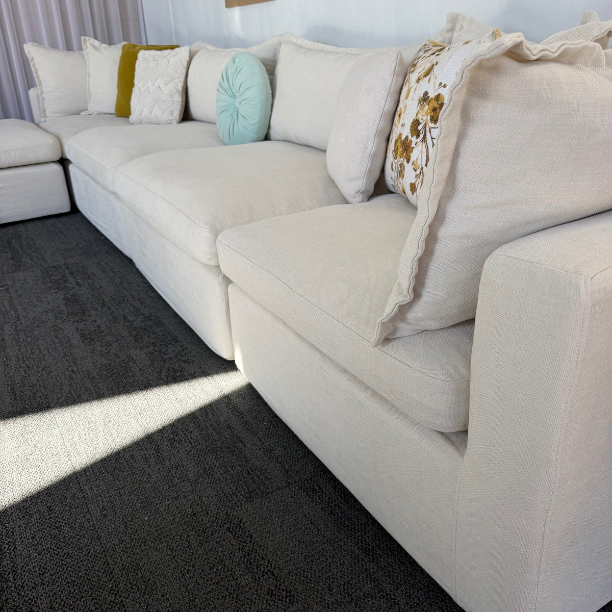 Lounge Lover Cloud Modular Sofa with Ottoman