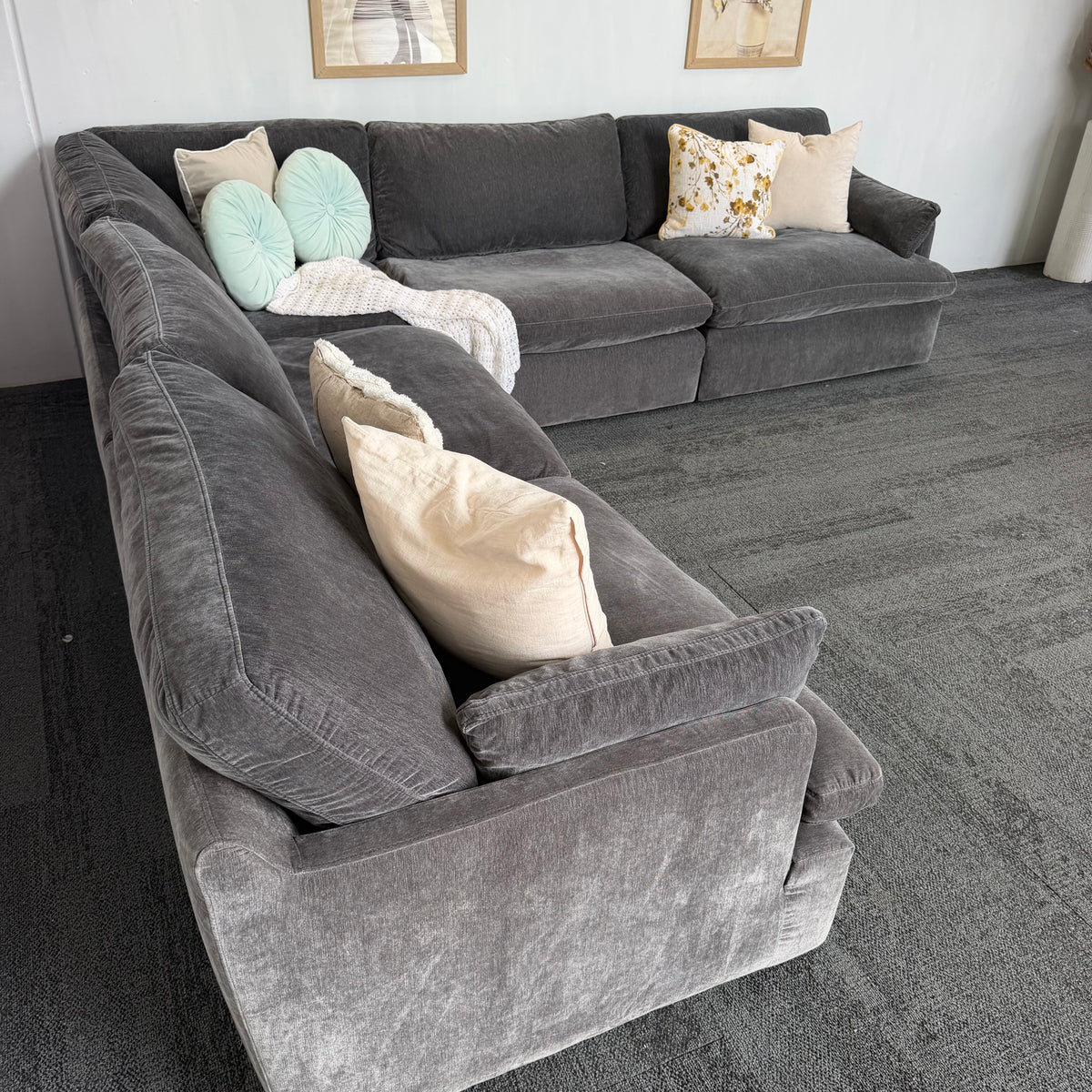 Furniture Gallery Mornington 7 Seater Cloud Sofa – Goose Feather Filled