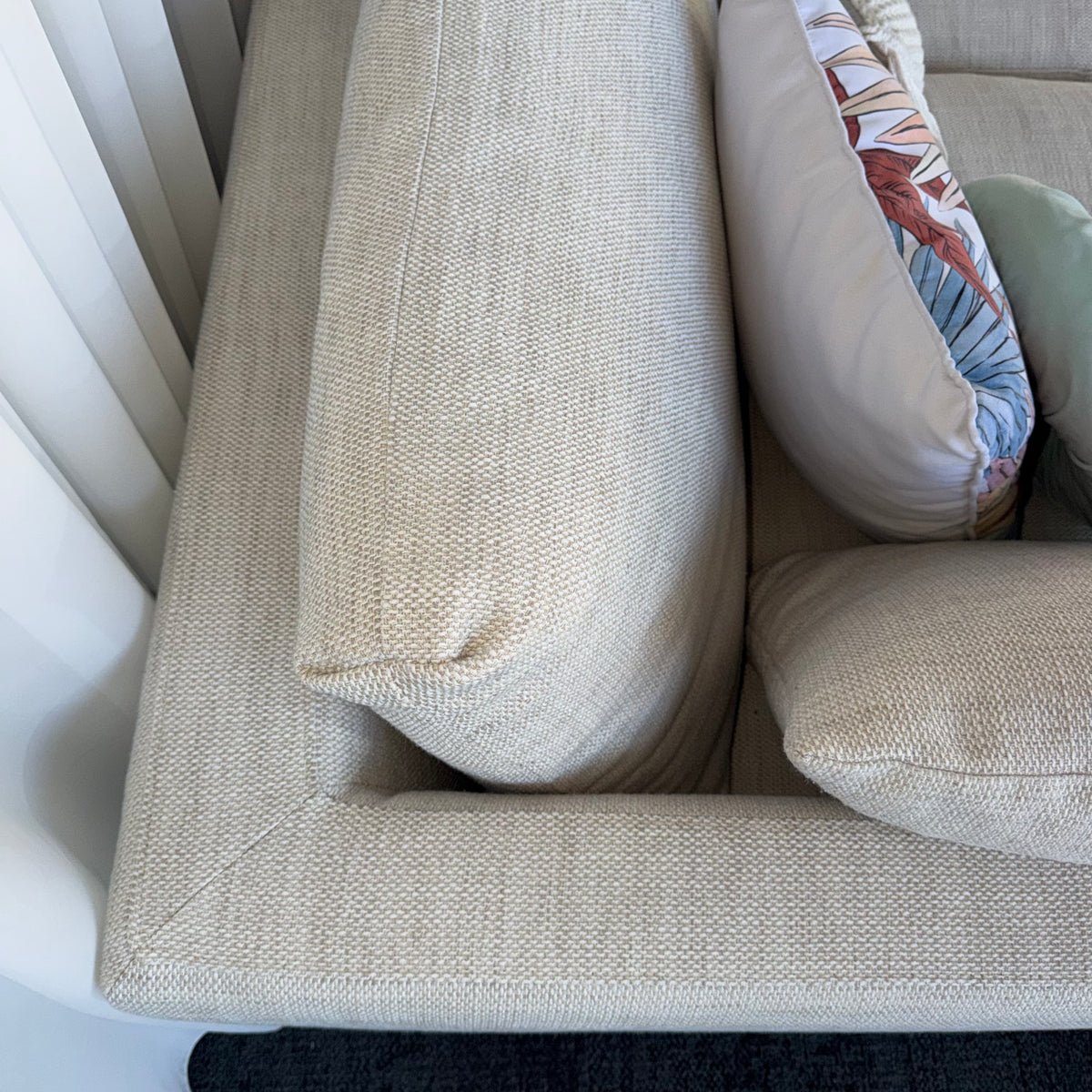 Freedom Hamilton 5.5 Seater Feather Filled Couch with Chaise