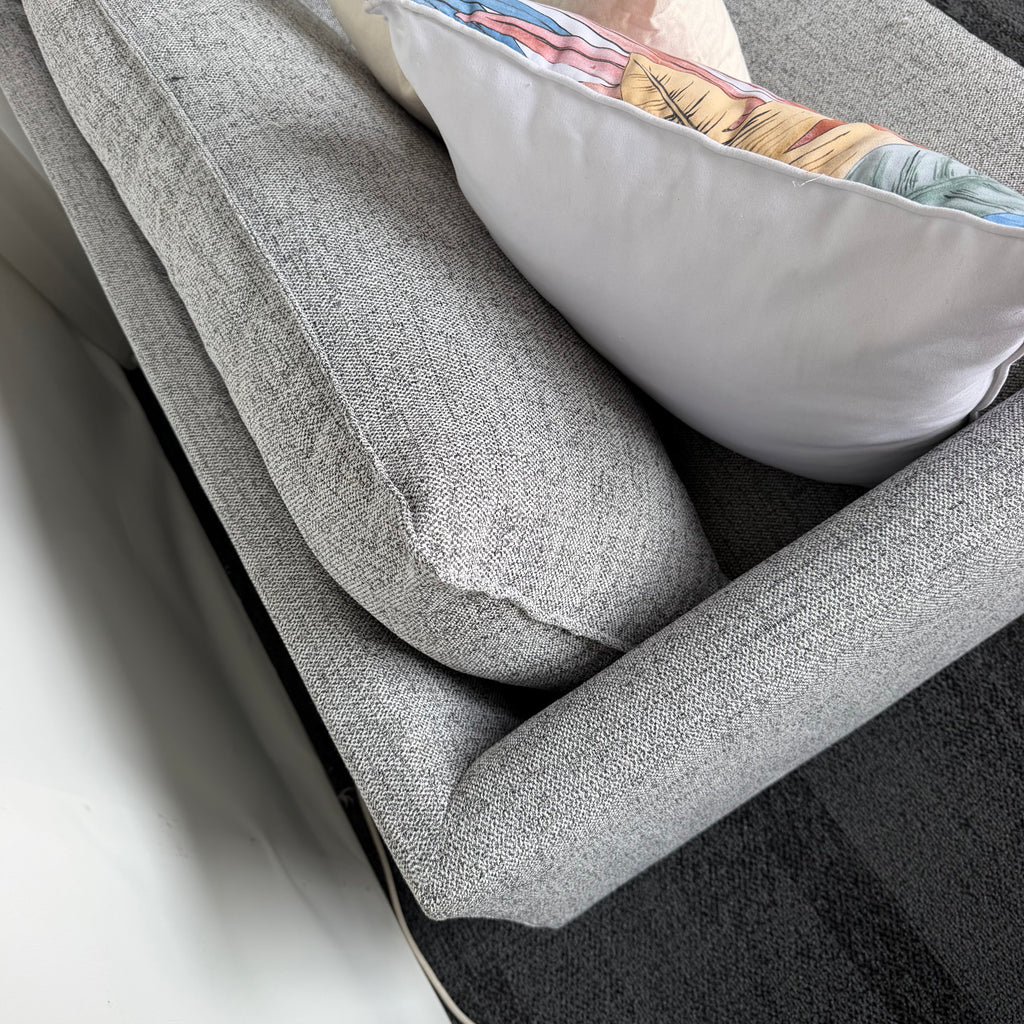 Nick Scali 4 Seater Feather Filled Couch – Right-Hand Chaise