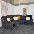 Modern Corner Lounge Suite – Electric Recliner with USB Charger