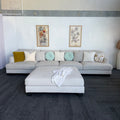 Davinni Manhattan by Harvey Norman 6 Seater Deep Sofa with Ottoman