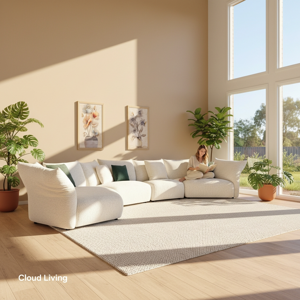 Cumulus Cloud Flower Sofa Modular Collection