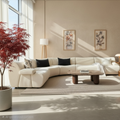 King Cloud 5 Piece Modular Curve Sofa