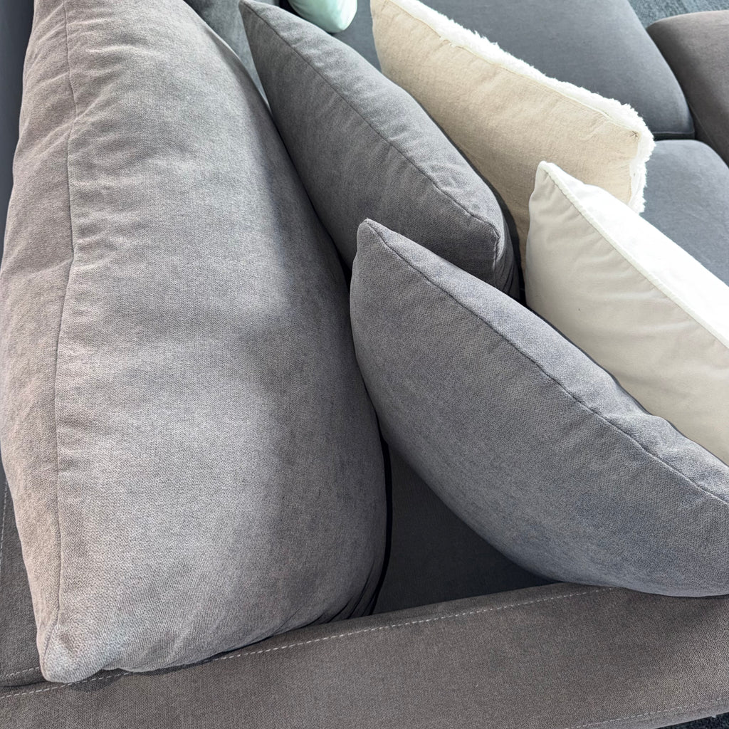 Davinni Manhattan by Harvey Norman 6 Seater Deep Sofa with Ottoman